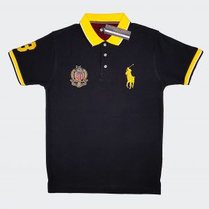 Ralph Lauren Polo Shirt Black & yellow