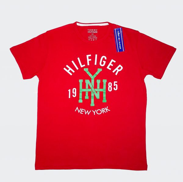 Red Tommy Hilfiger T-shirt