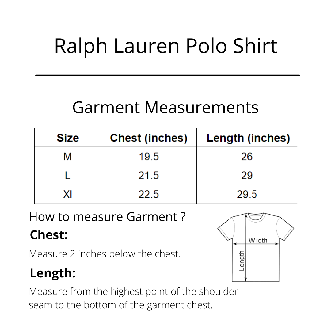 Polo Ralph Size Chart Boy