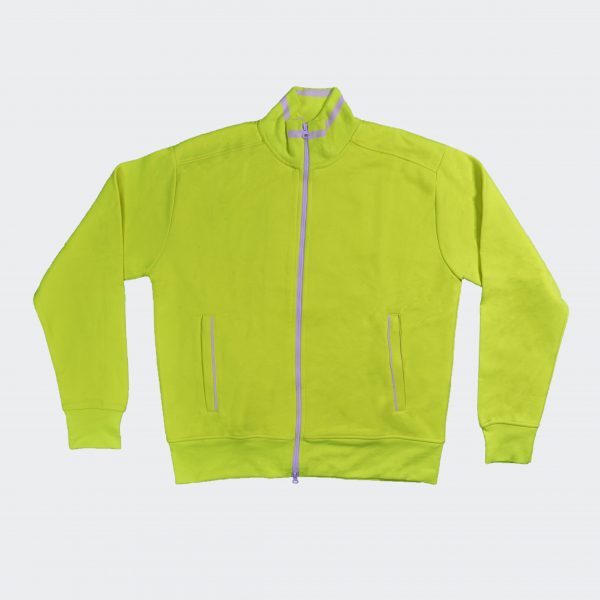 Payper Panama + Fleece Jacket Highlight Green