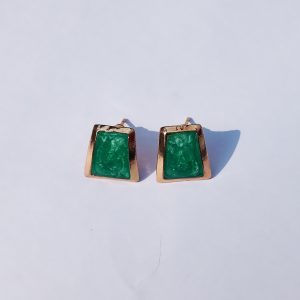 Winci Tangle Earrings Emerald green
